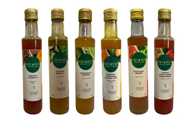 Gamme de sirops artisanaux Silo Péyi